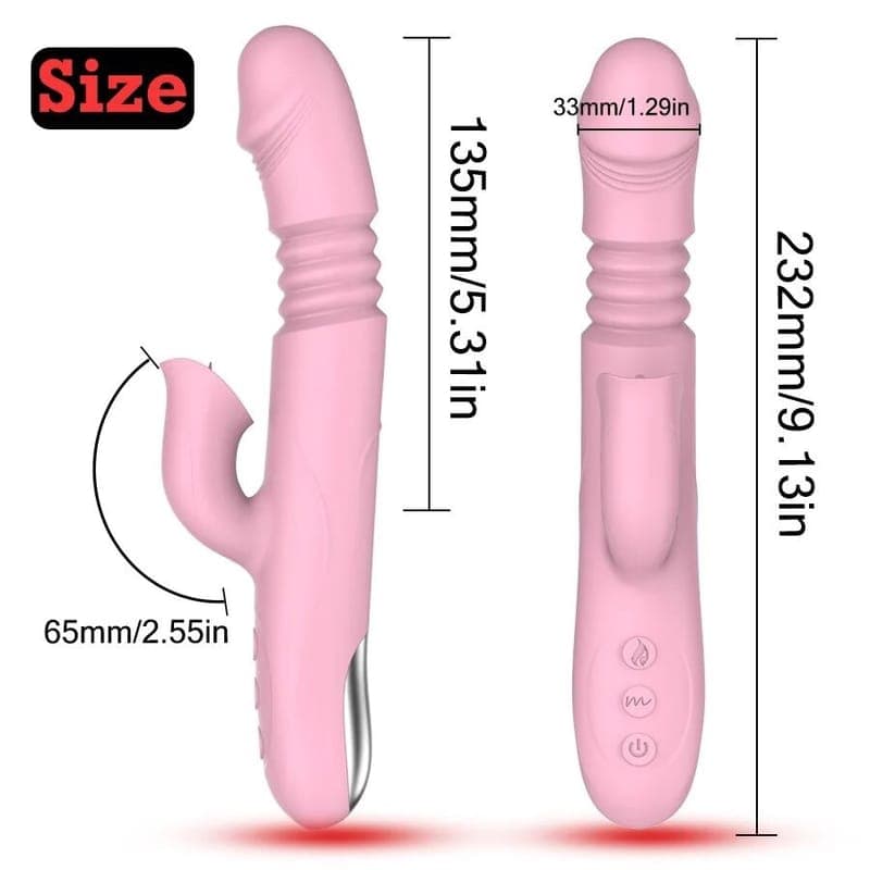 เครื่องนวด (สั่นควง,ยืดหด,มีลิ้น ชาร์จ USB)